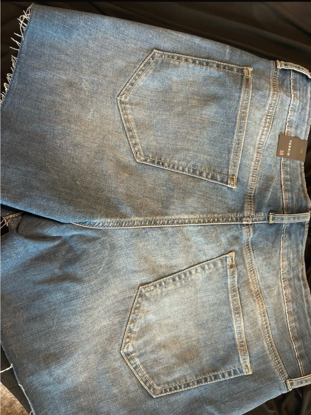Torrid High Rise Jean shorts - Picture 2 of 8